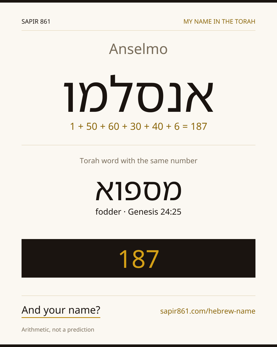 Anselmo — אנסלמו