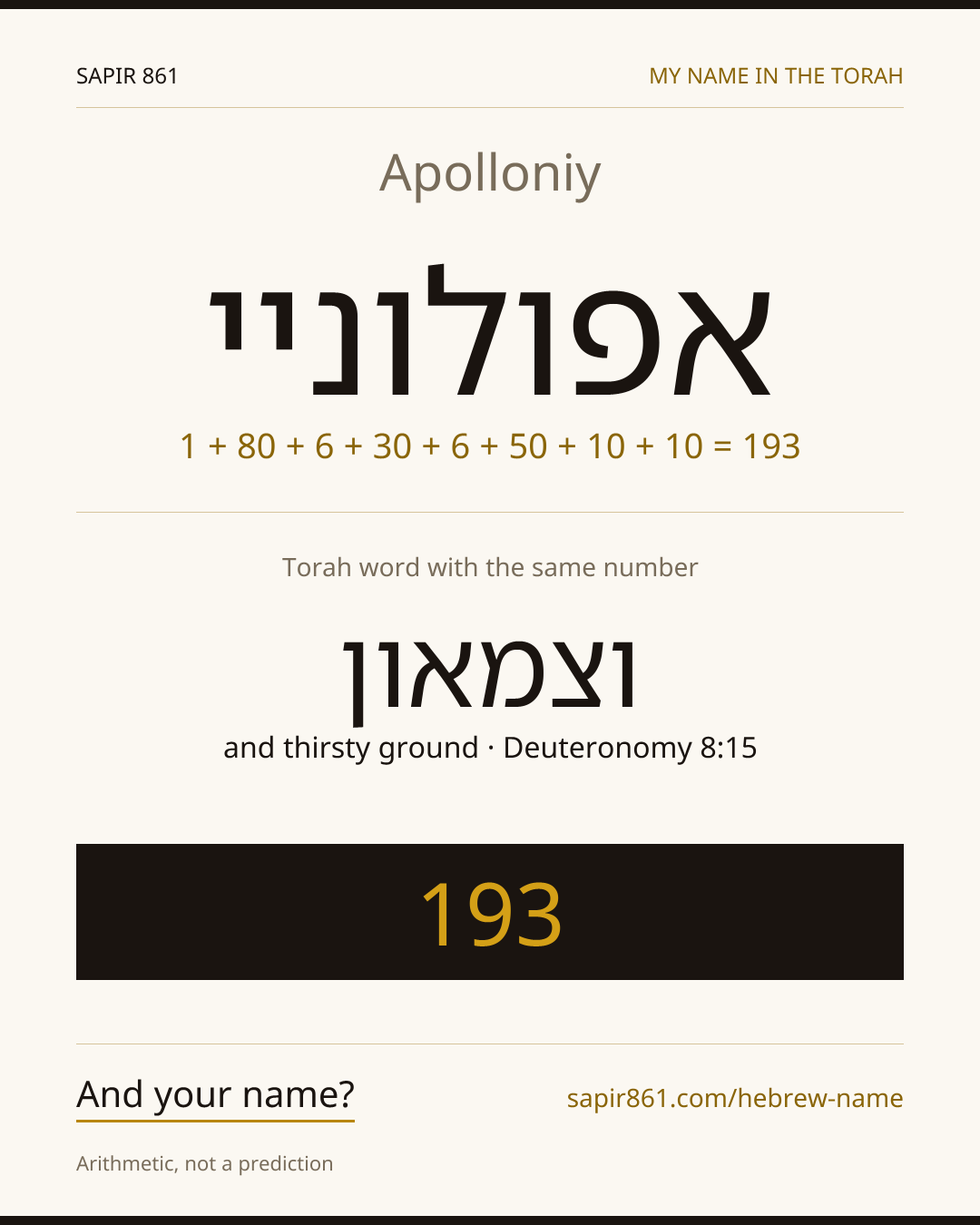 Apolloniy — אפולוניי