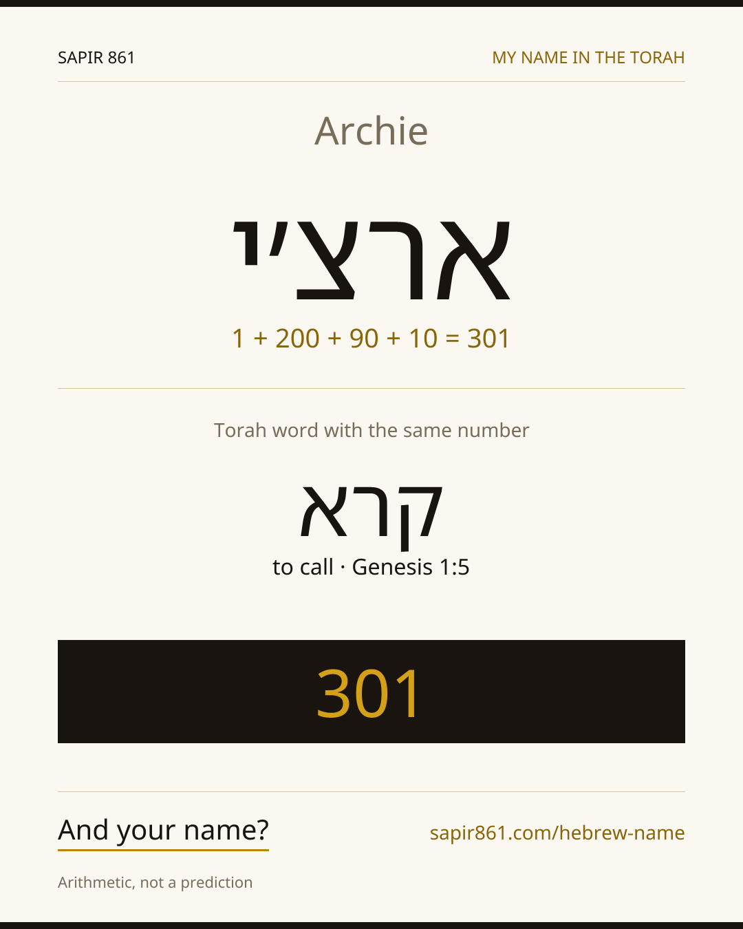 Archie — ארצ׳י