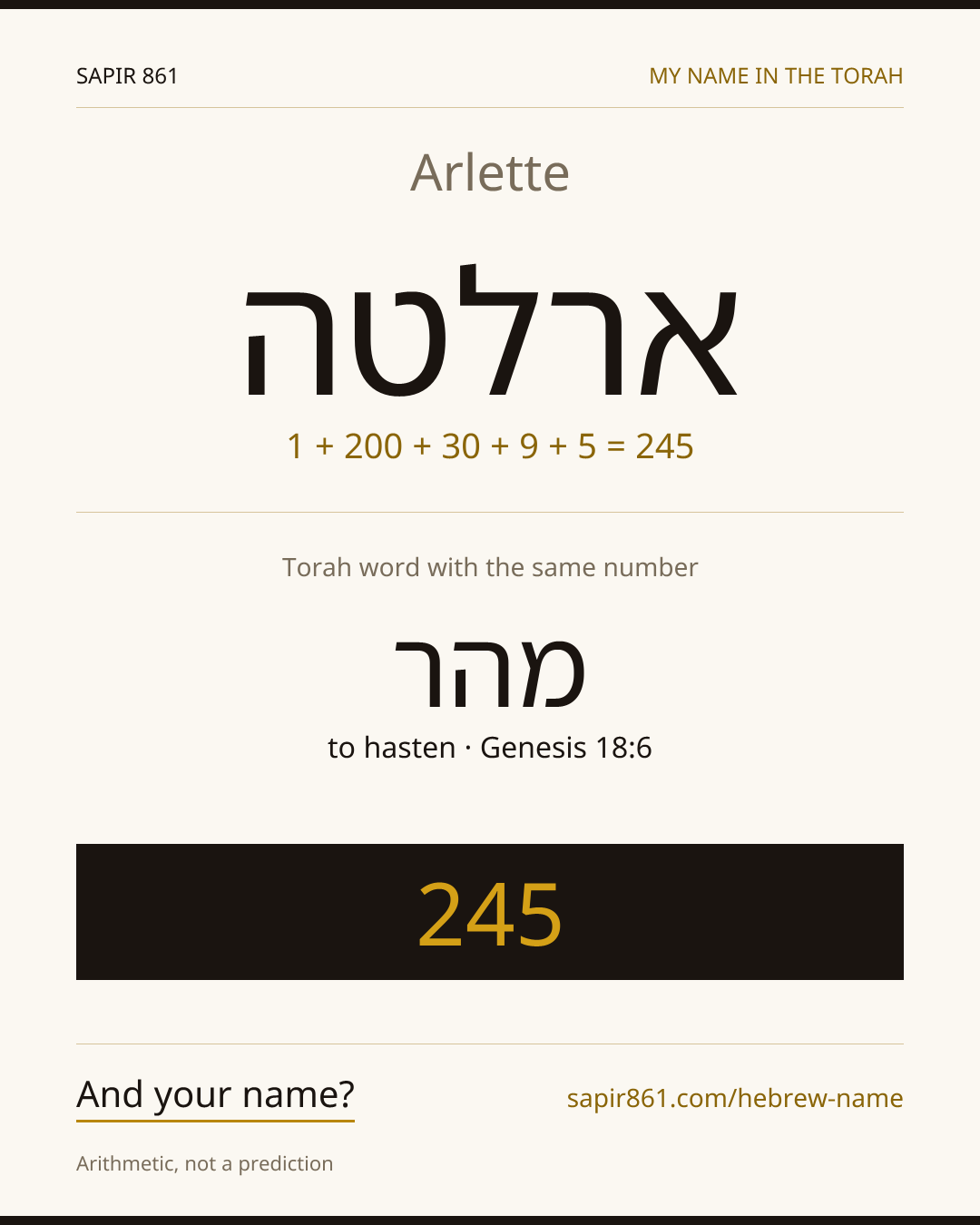 Arlette — ארלטה
