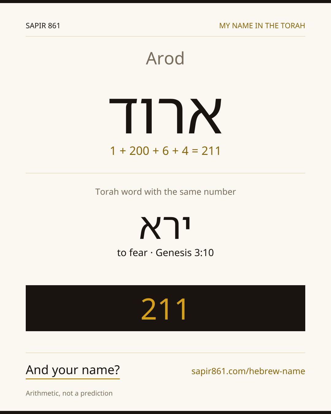 Arod — ארוד