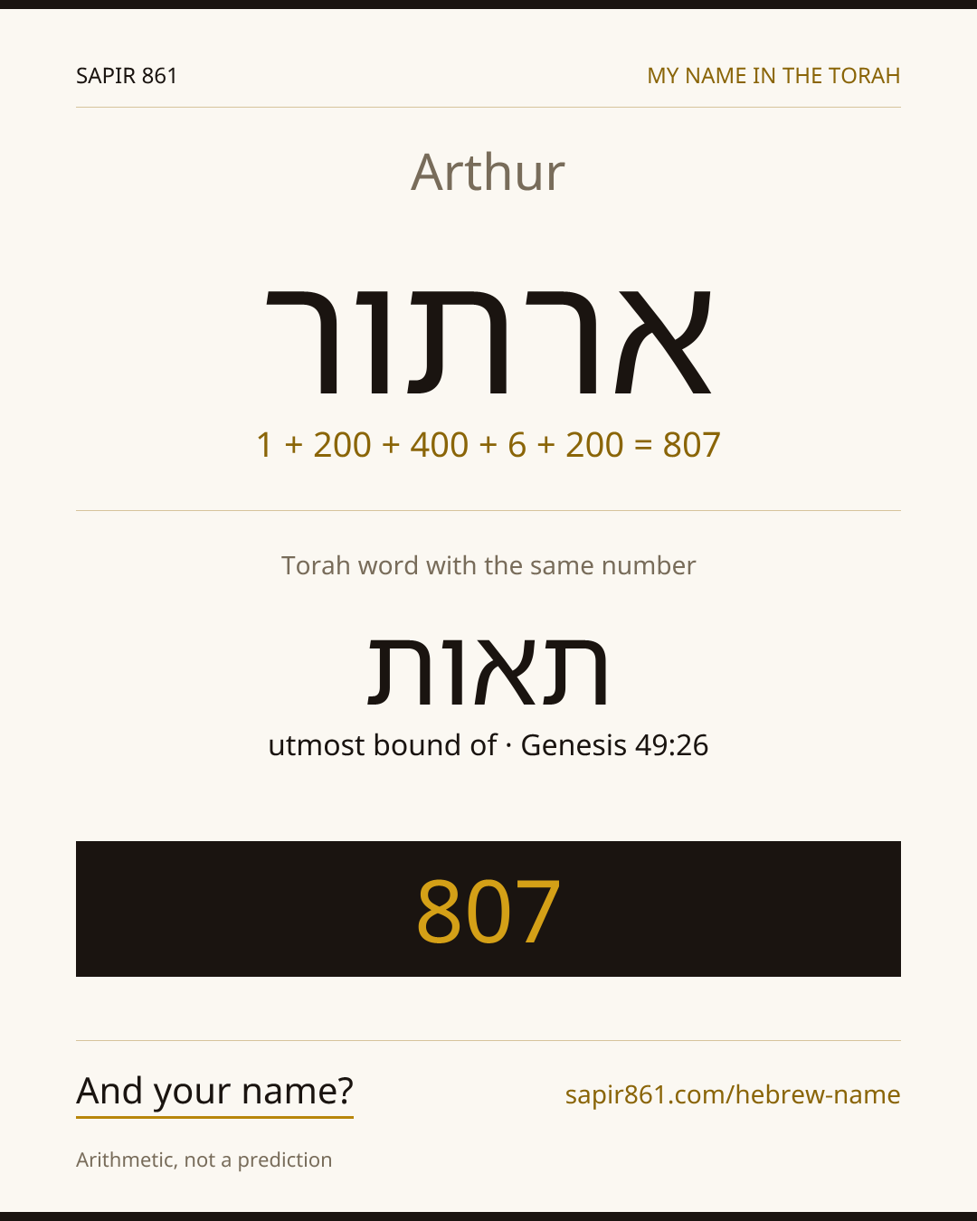 Arthur — ארתור