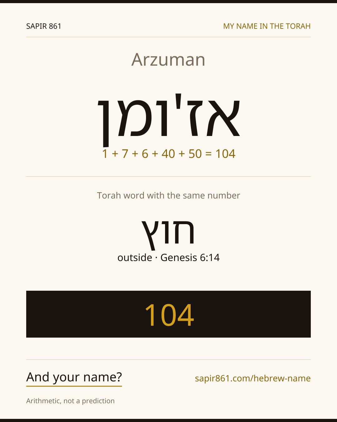 Arzuman — אז'ומן