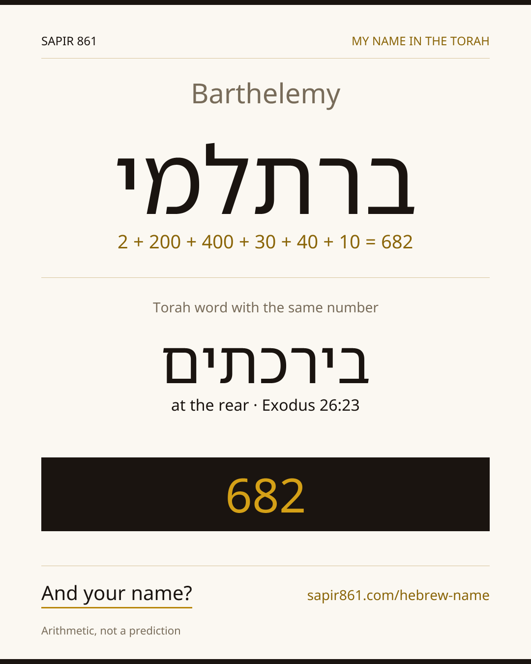Barthelemy — ברתלמי