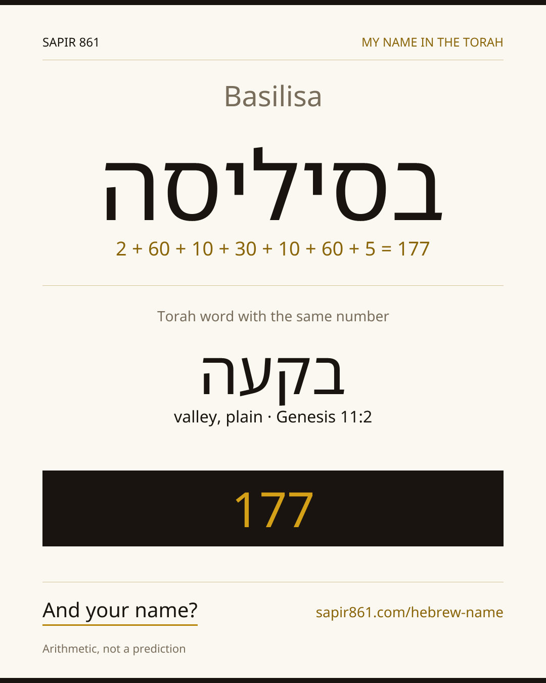 Basilisa — בסיליסה
