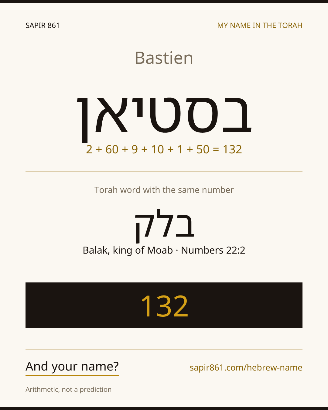 Bastien — בסטיאן