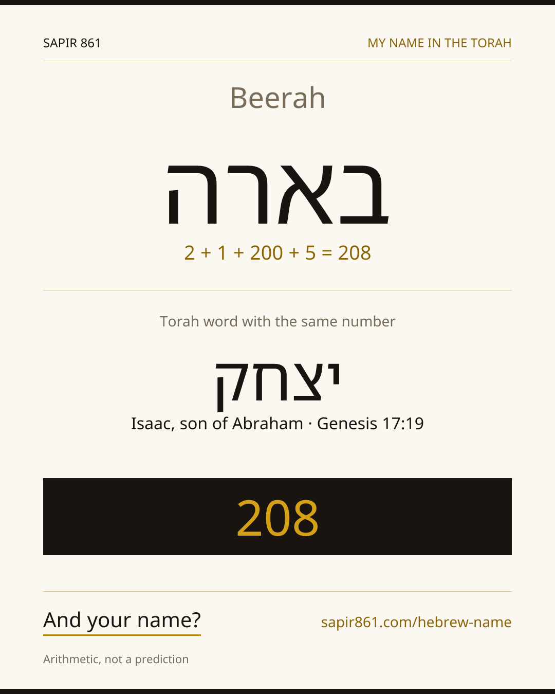 Beerah — בארה