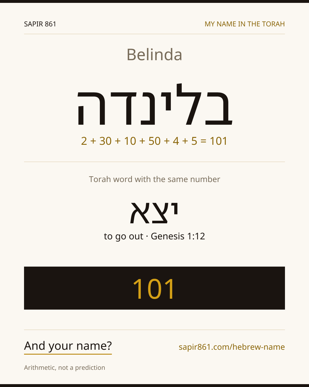 Belinda — בלינדה