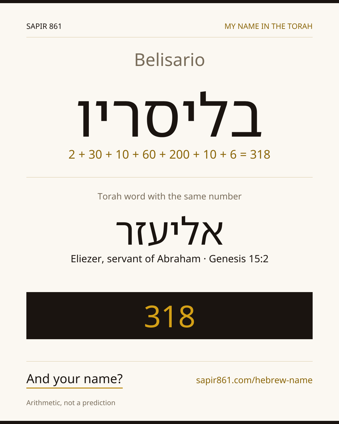 Belisario — בליסריו