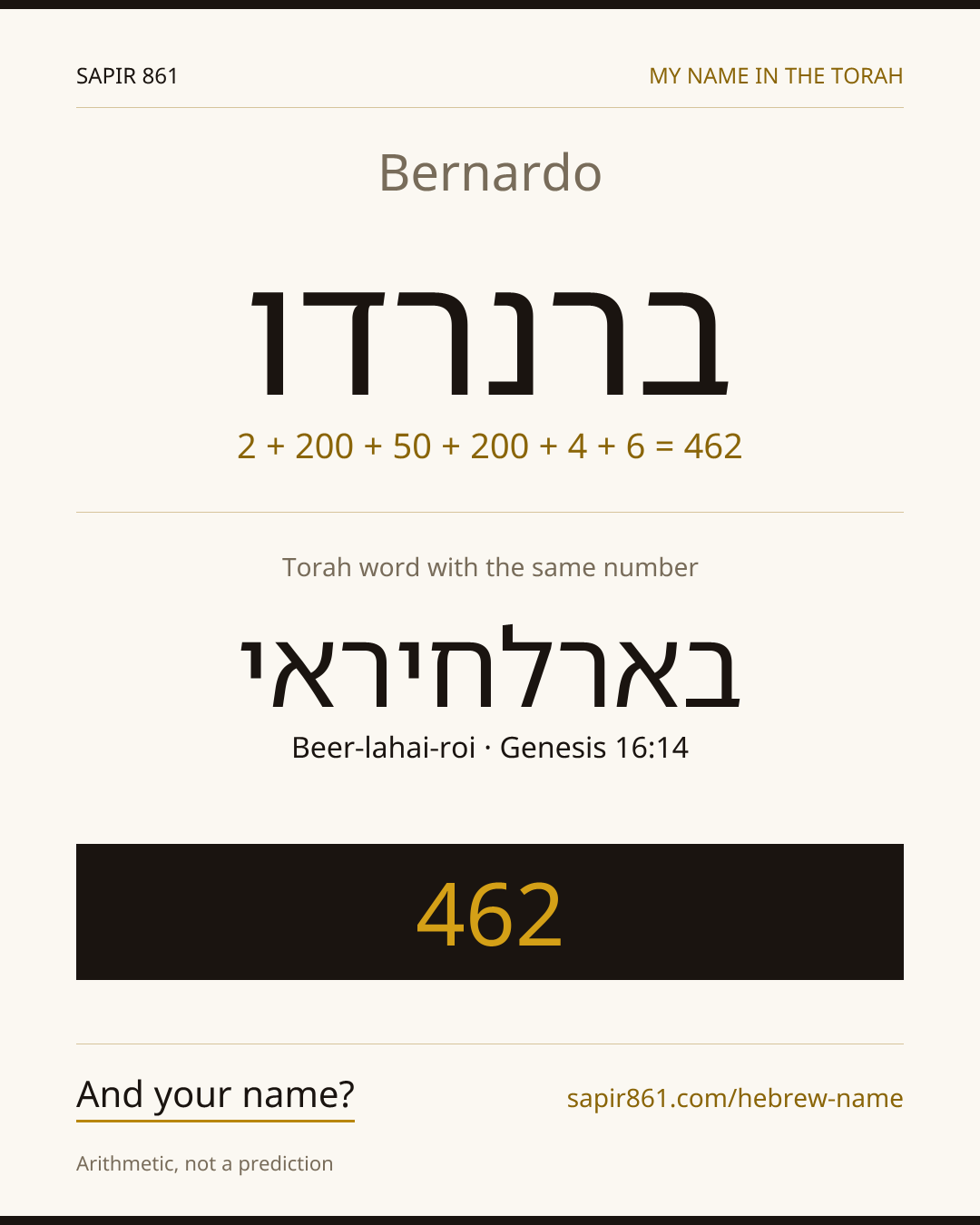 Bernardo — ברנרדו