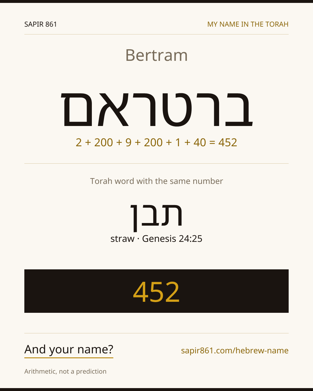 Bertram — ברטראם