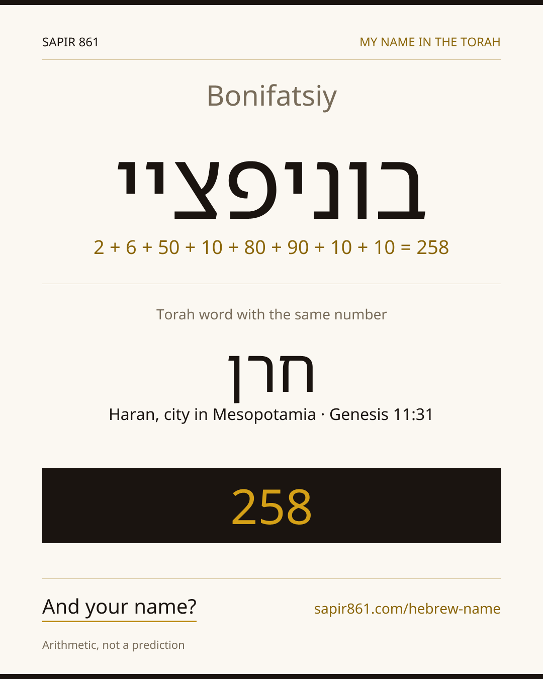 Bonifatsiy — בוניפציי