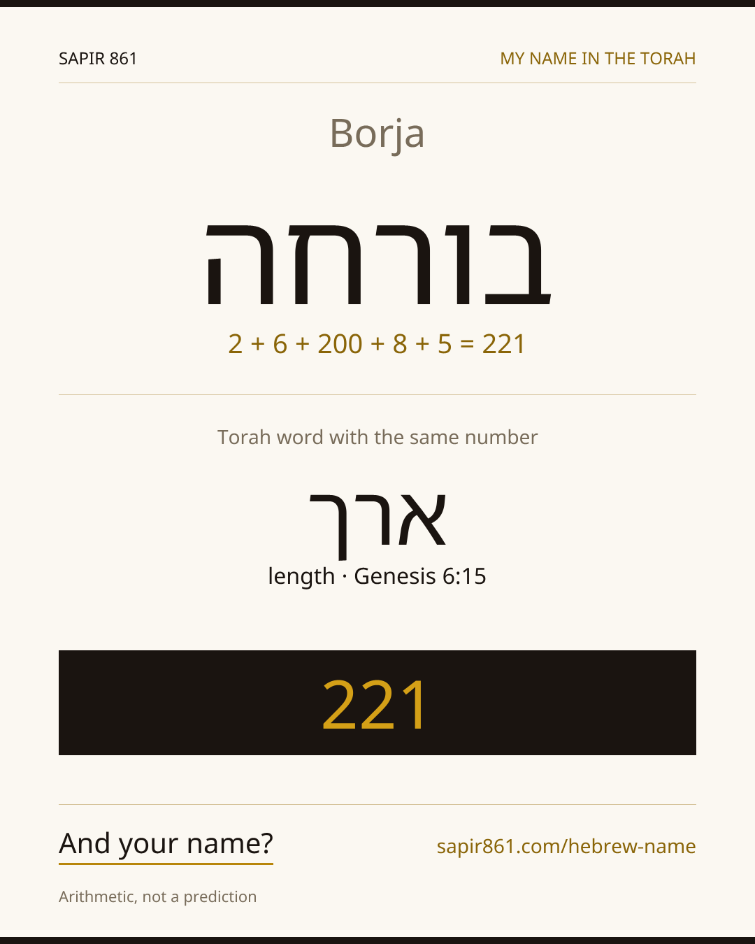 Borja — בורחה