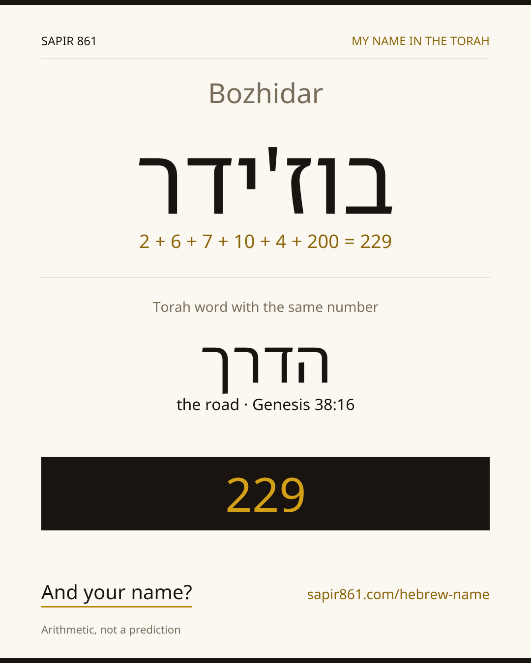 Bozhidar — בוז'ידר