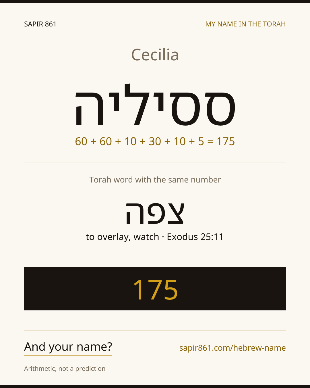 Cecilia — ססיליה