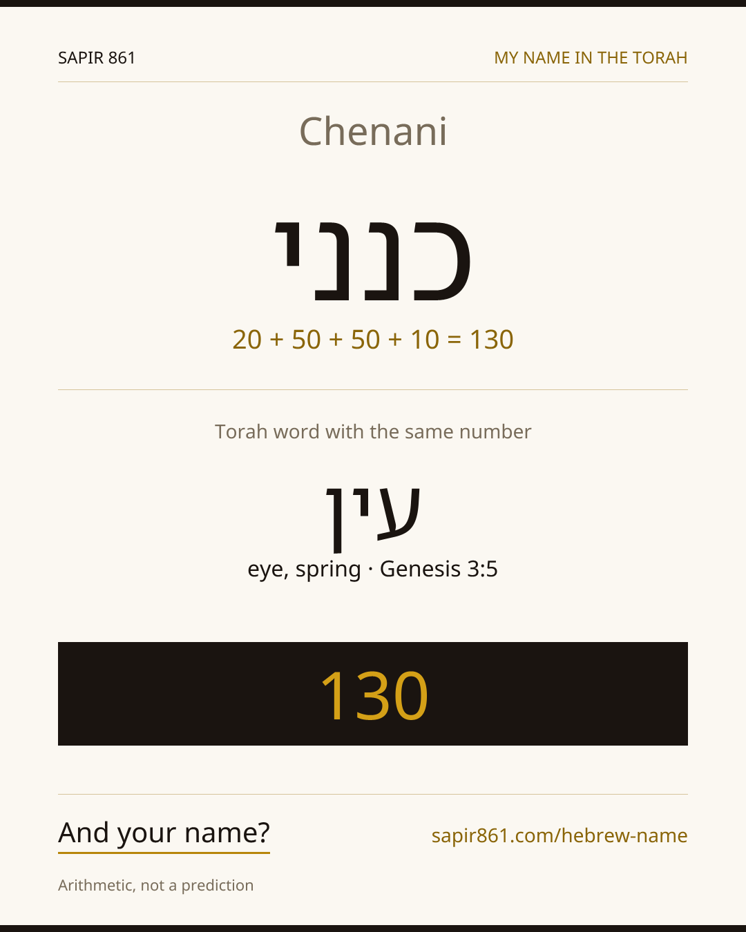 Chenani — כנני