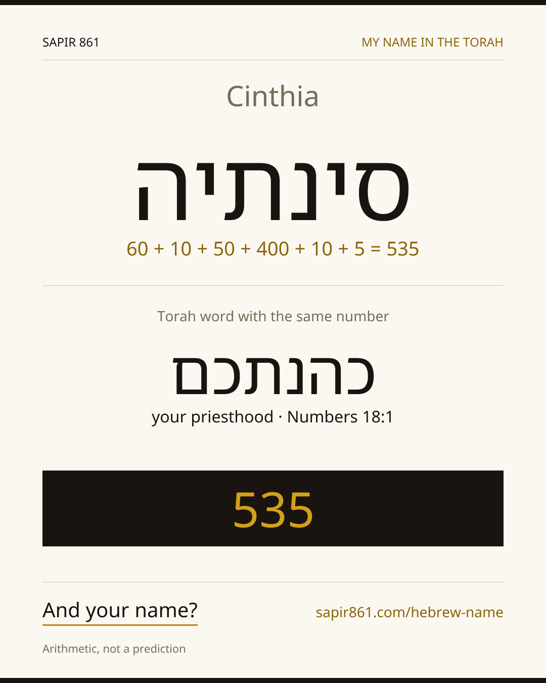 Cinthia — סינתיה