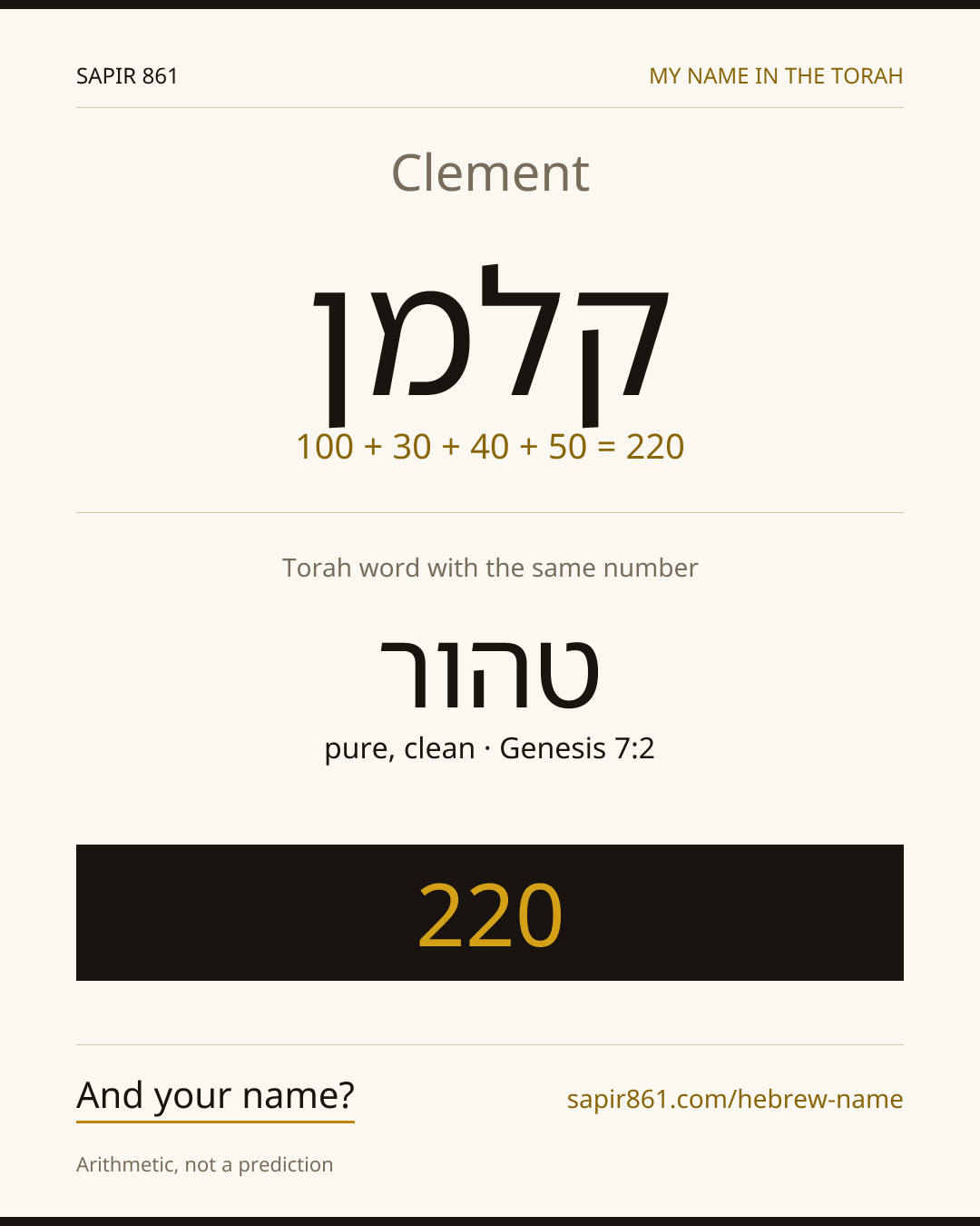 Clement — קלמן