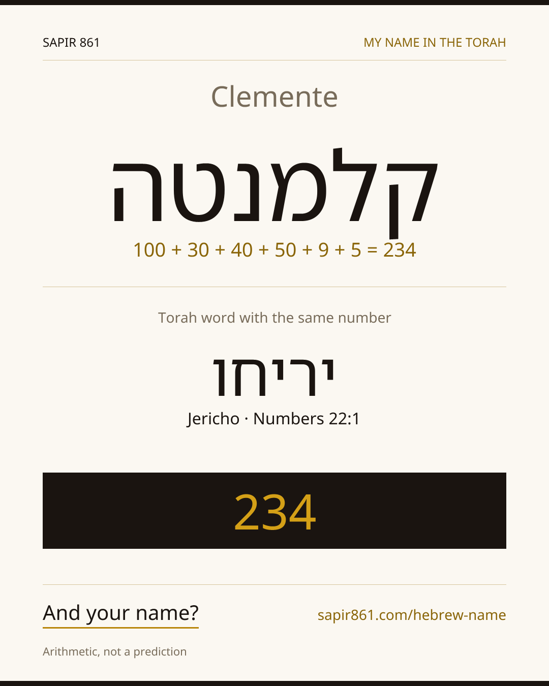 Clemente — קלמנטה