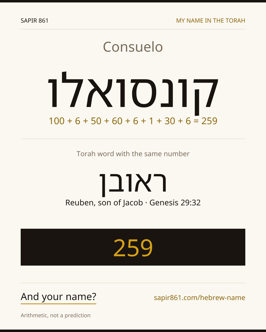 Consuelo — קונסואלו