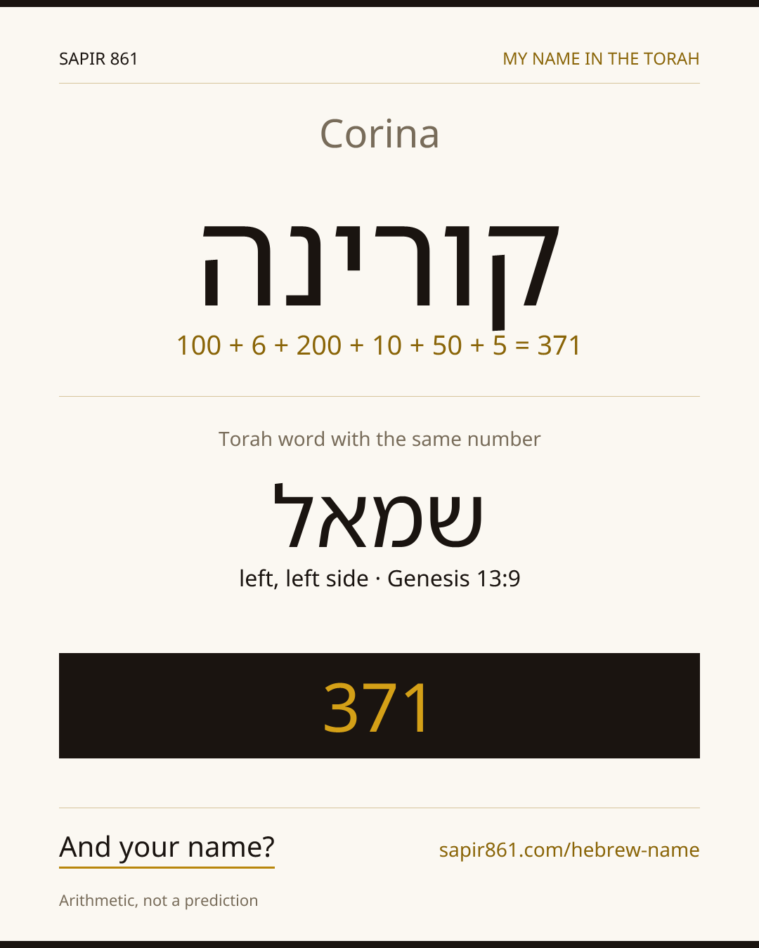 Corina — קורינה