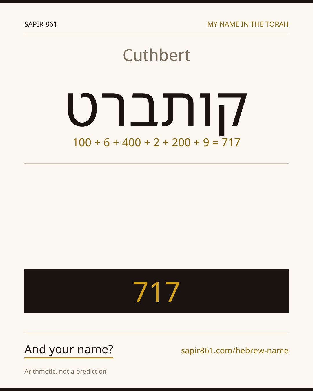 Cuthbert — קותברט
