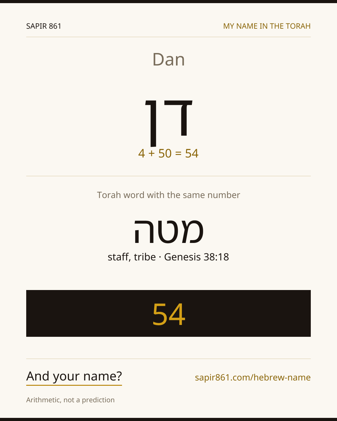 Dan — דן