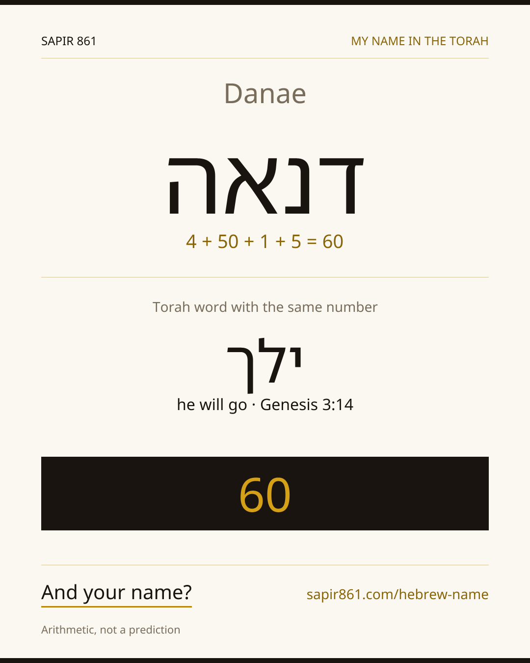 Danae — דנאה