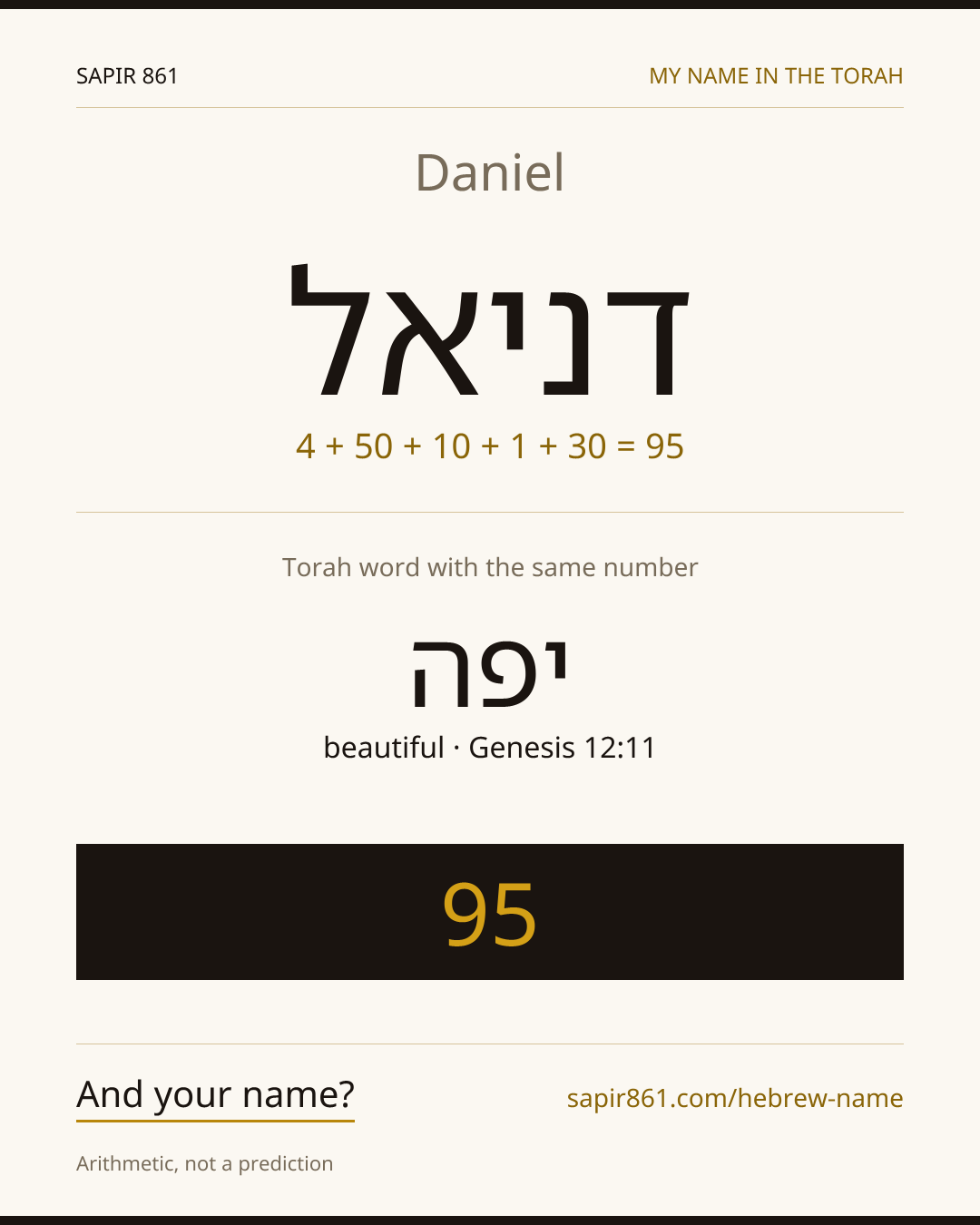 Daniel — דניאל