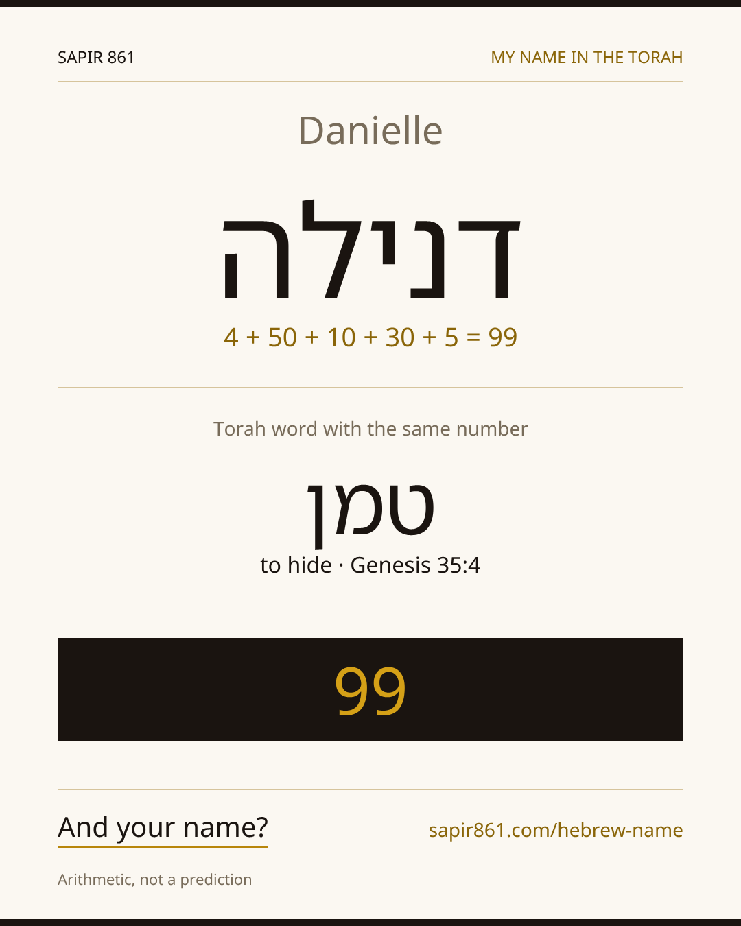 Danielle — דנילה