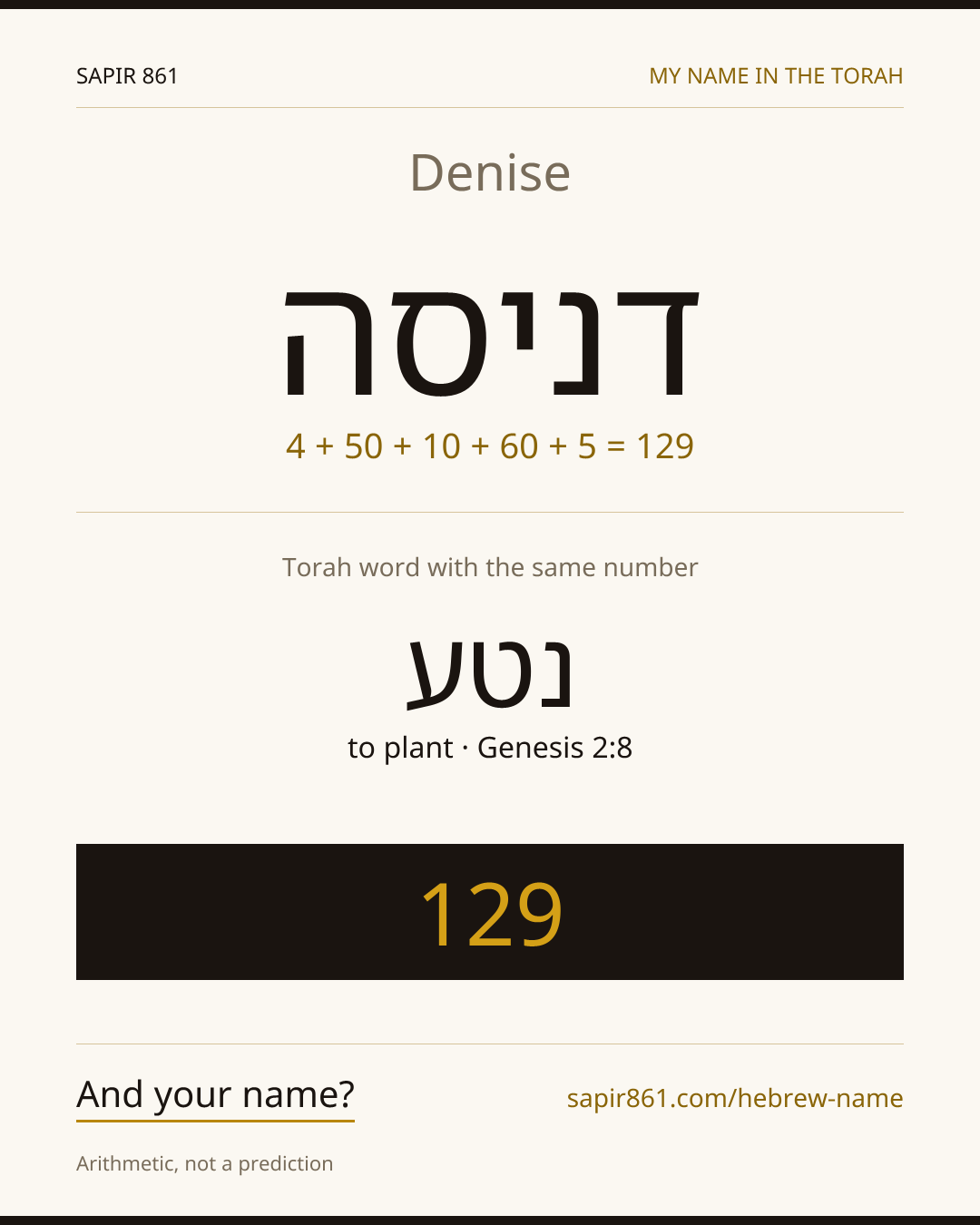 Denise — דניסה