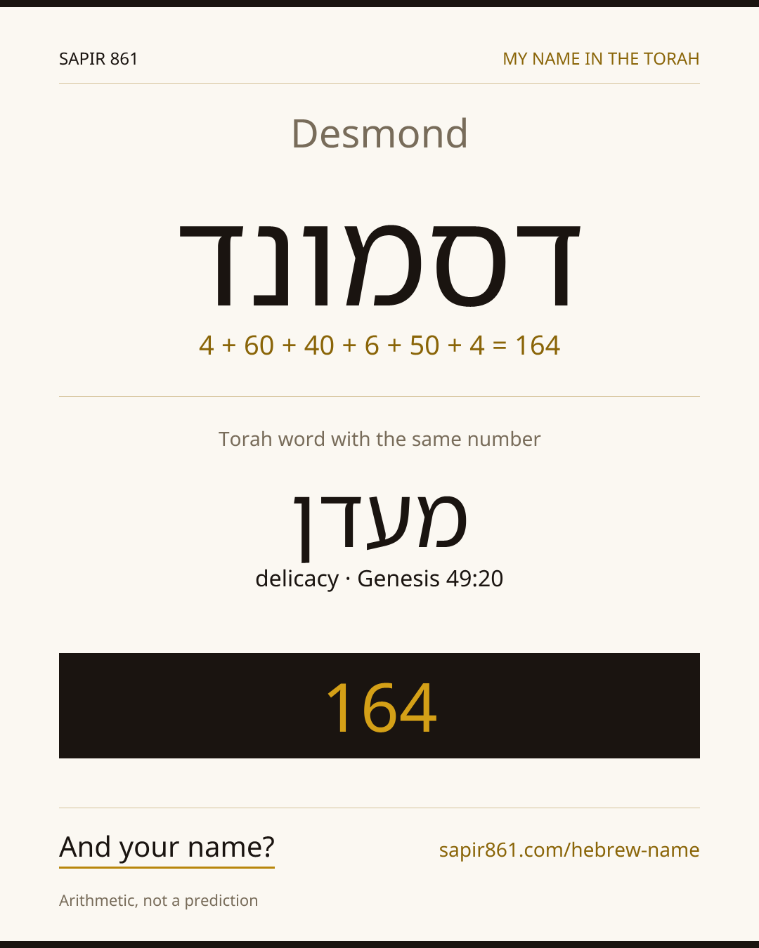 Desmond — דסמונד