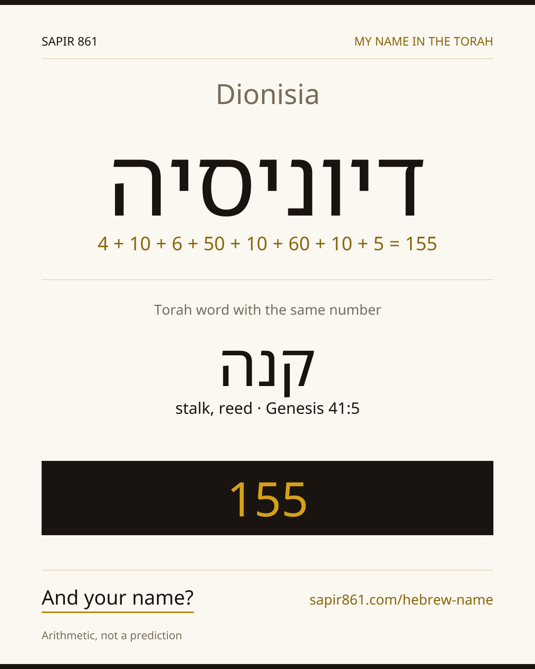 Dionisia — דיוניסיה