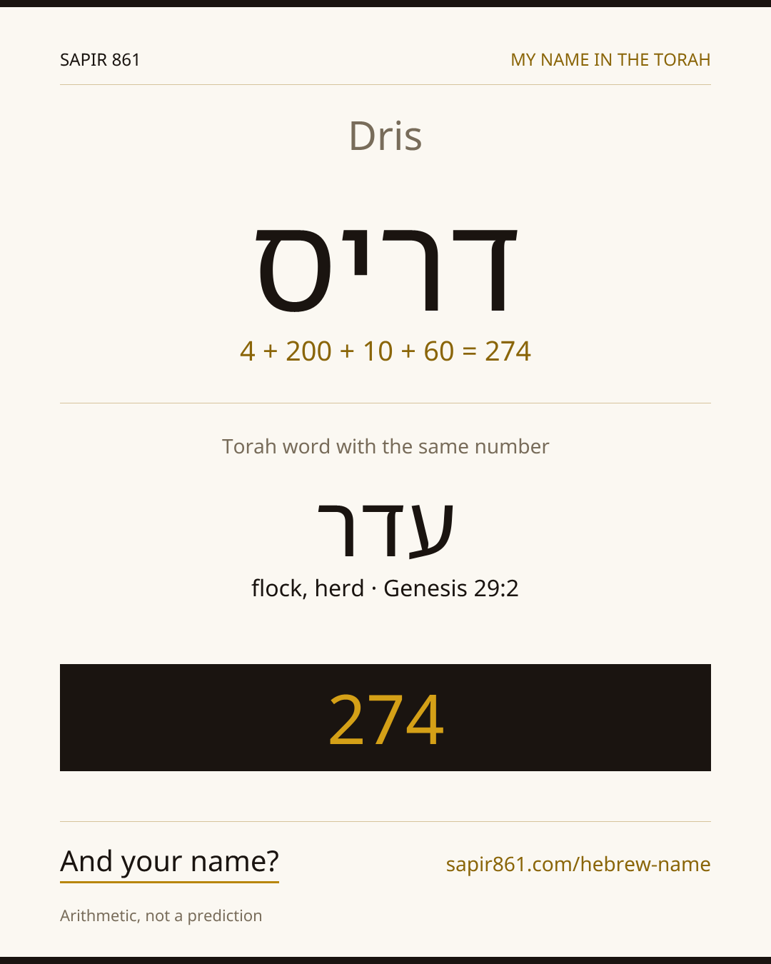 Dris — דריס