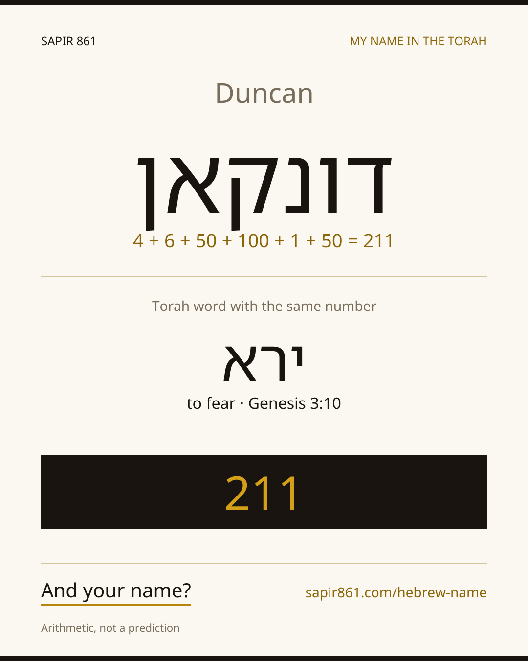 Duncan — דונקאן