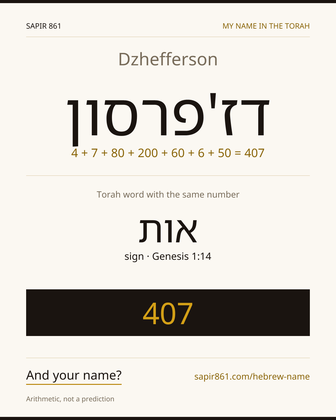Dzhefferson — דז'פרסון
