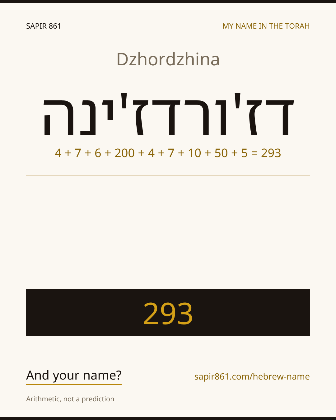 Dzhordzhina — דז'ורדז'ינה