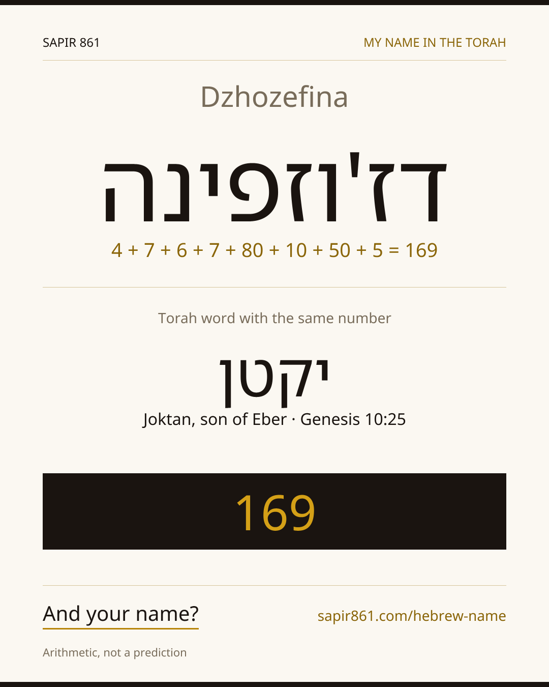 Dzhozefina — דז'וזפינה