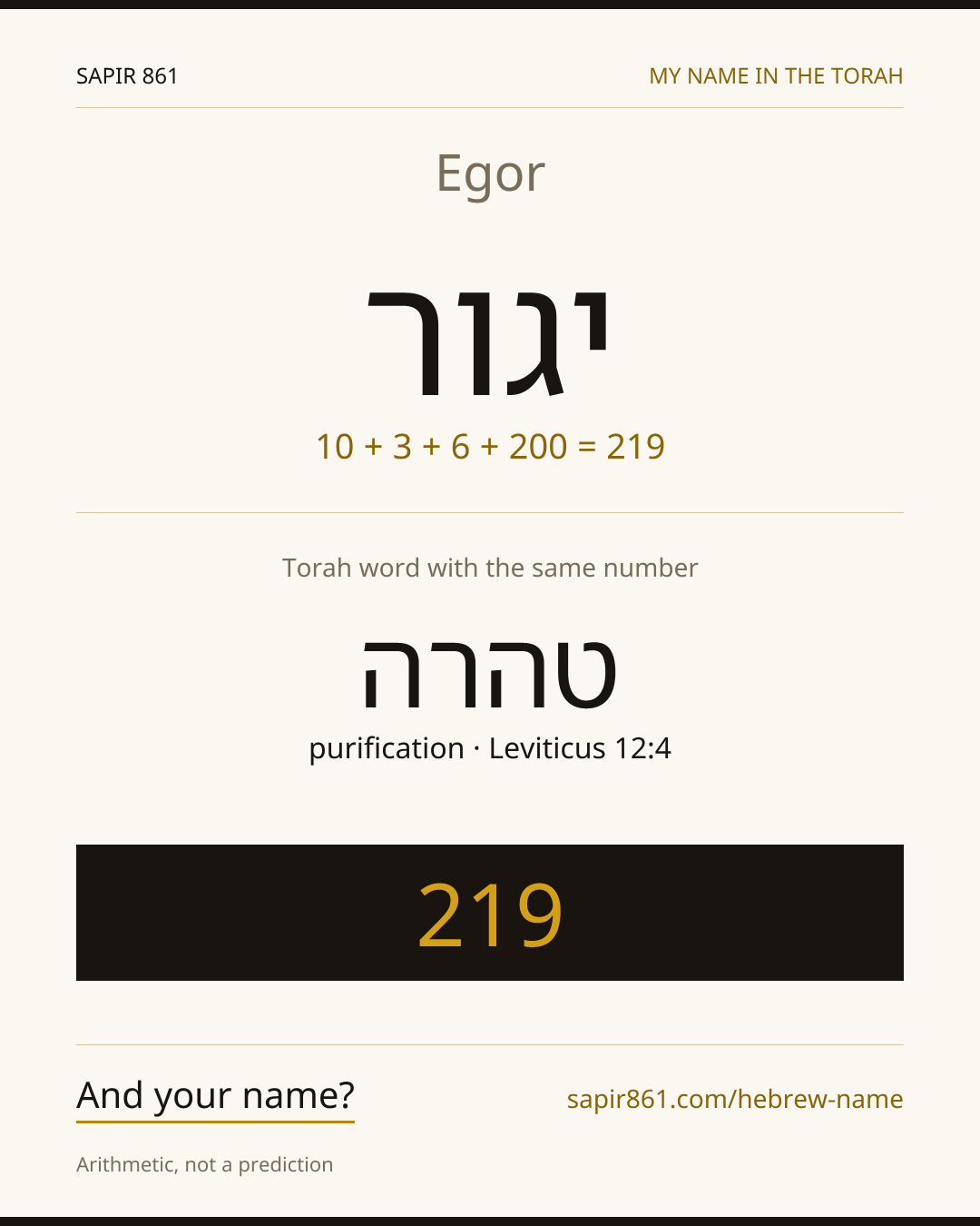 Egor — יגור