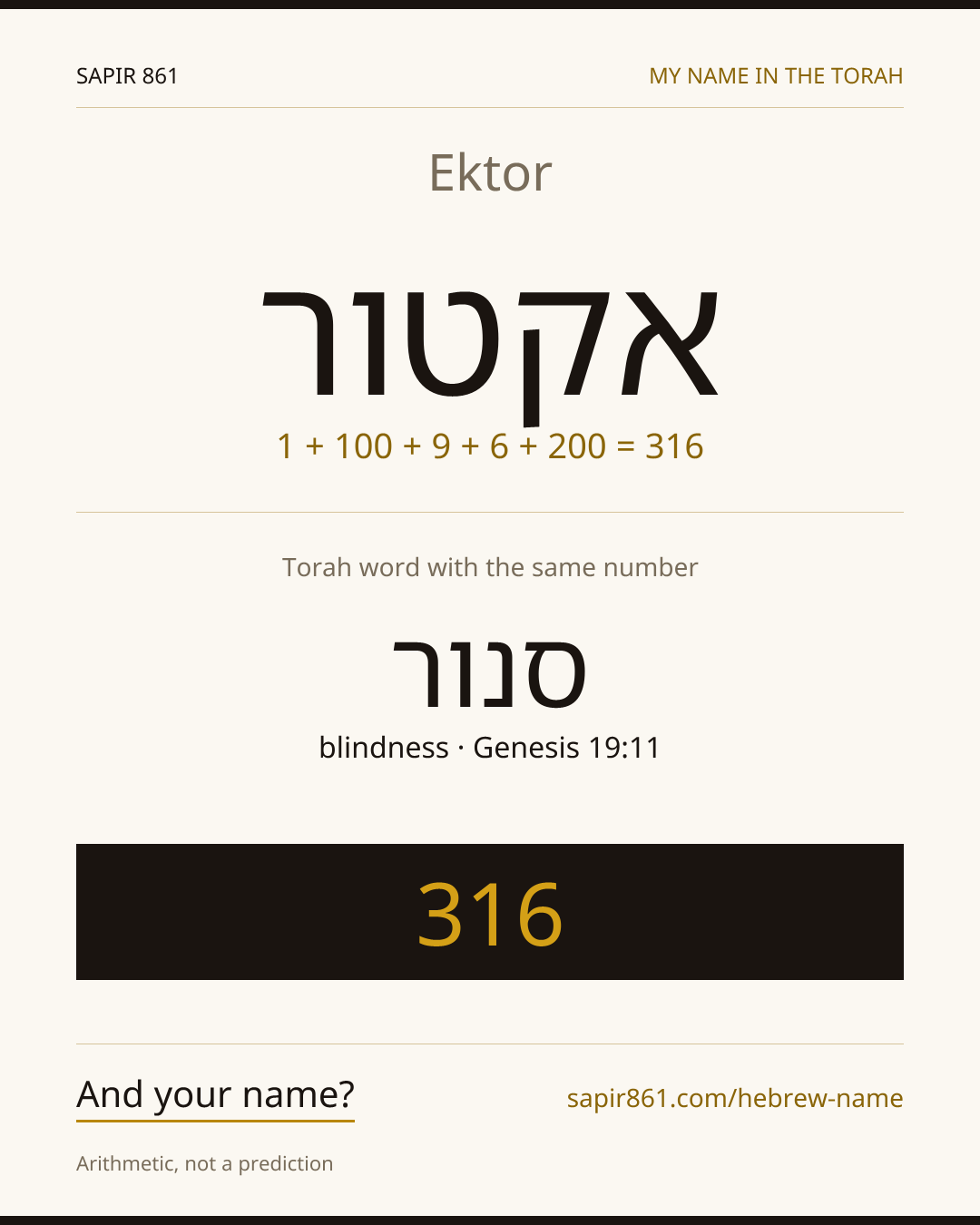 Ektor — אקטור