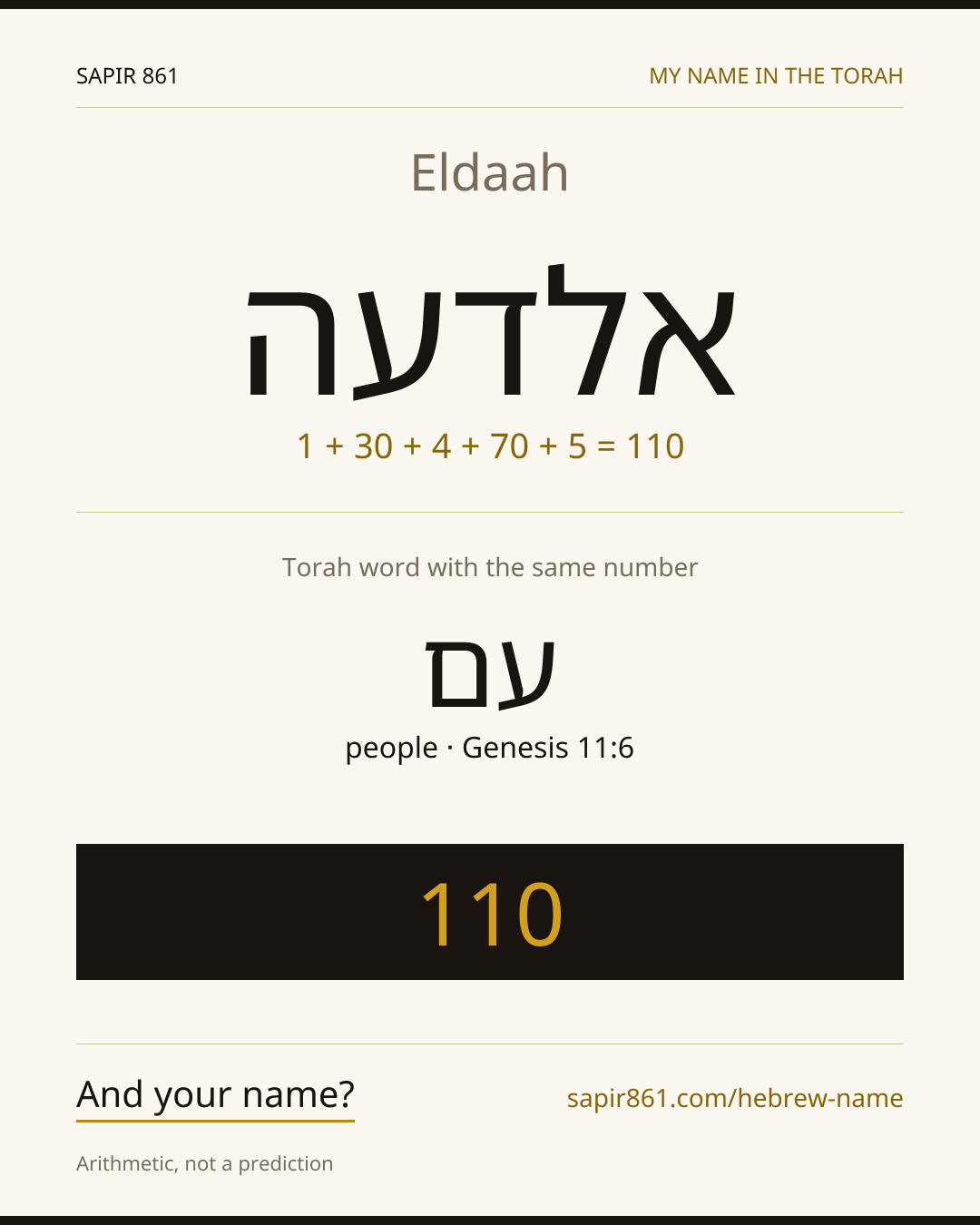 Eldaah — אלדעה