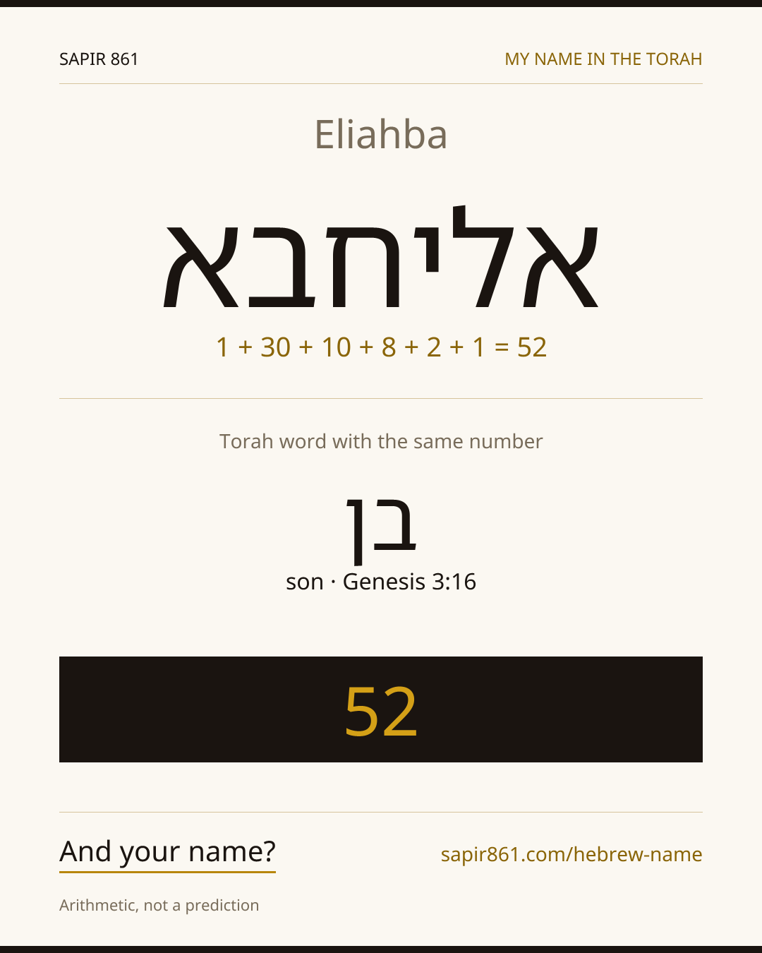 Eliahba — אליחבא