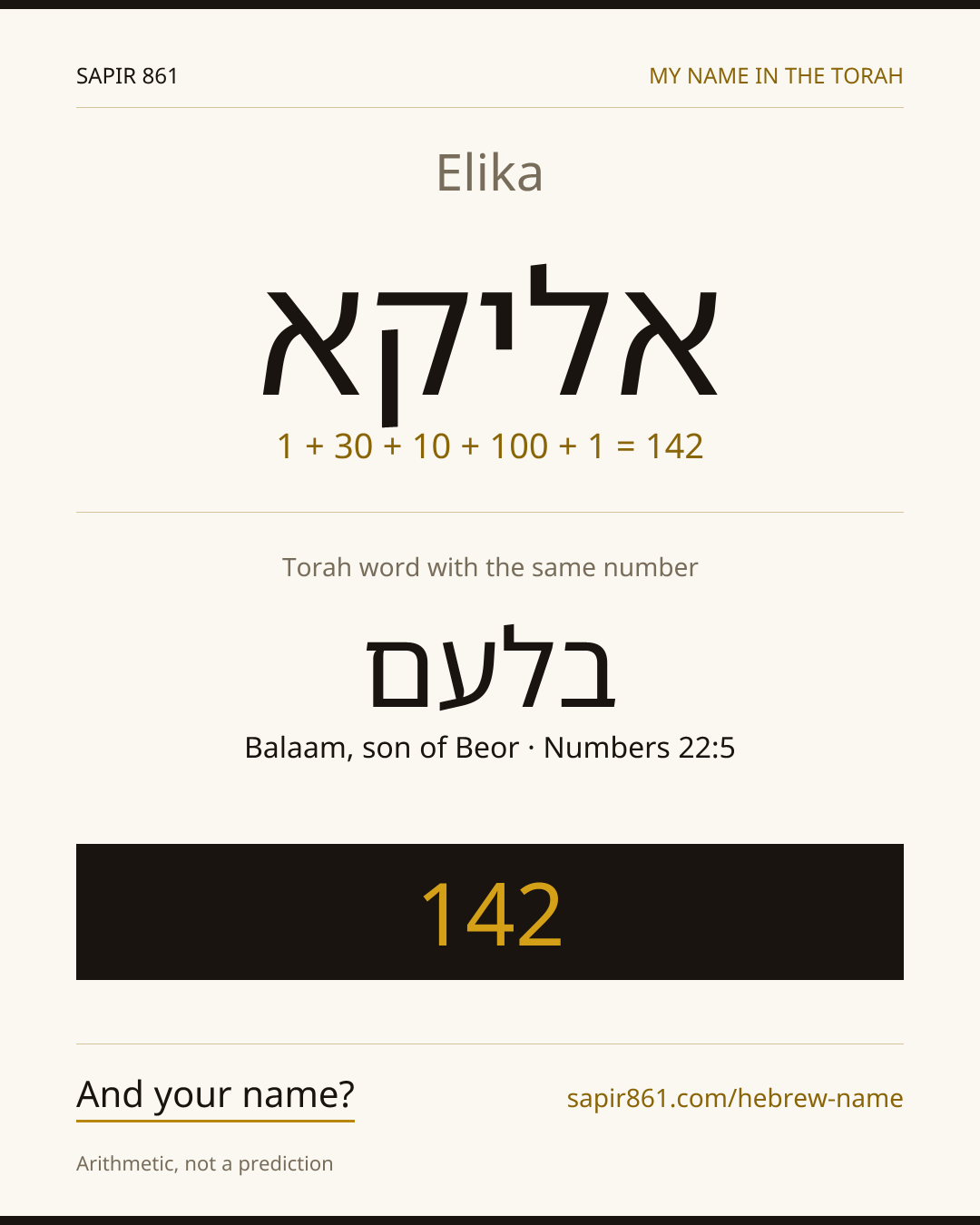 Elika — אליקא