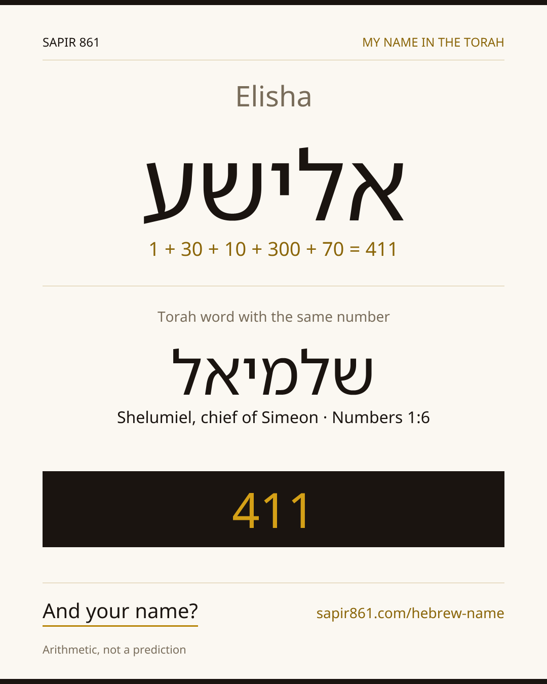 Elisha — אלישע