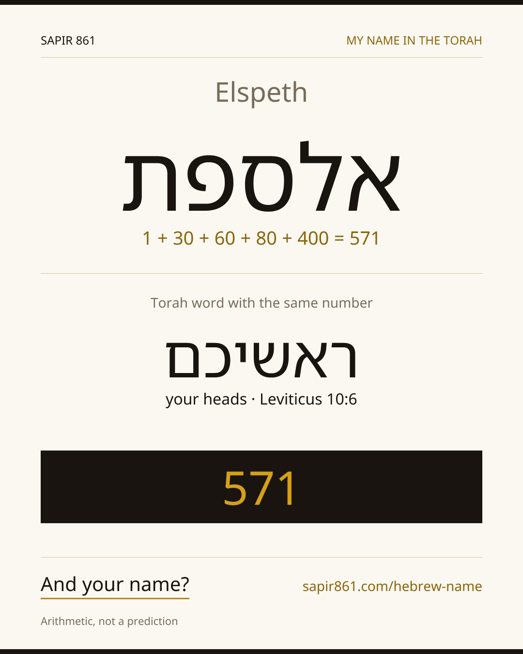 Elspeth — אלספת