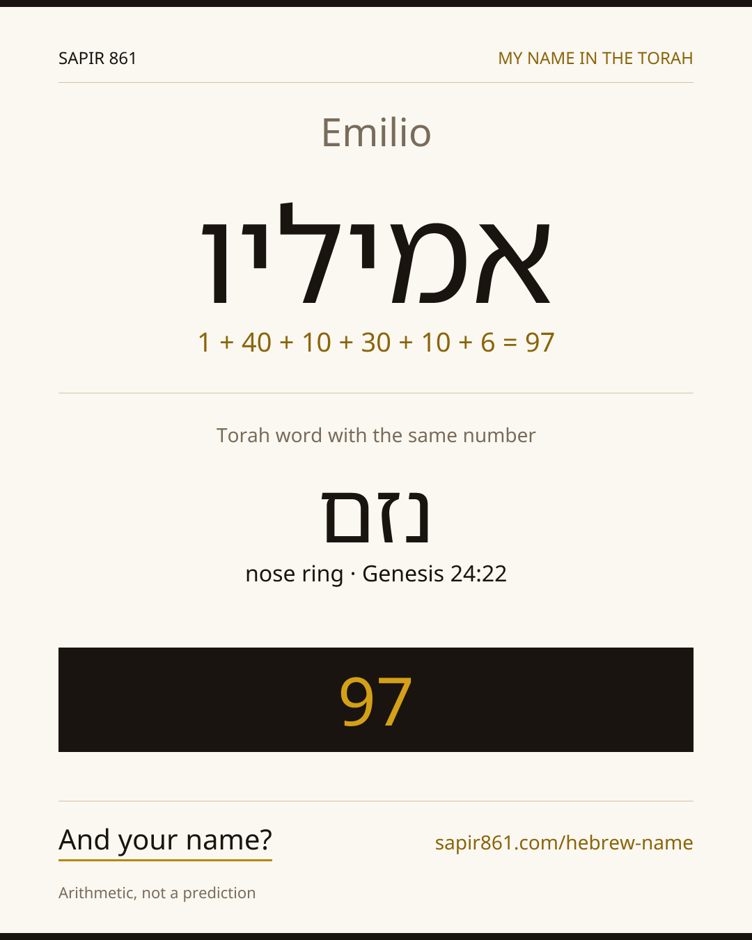Emilio — אמיליו