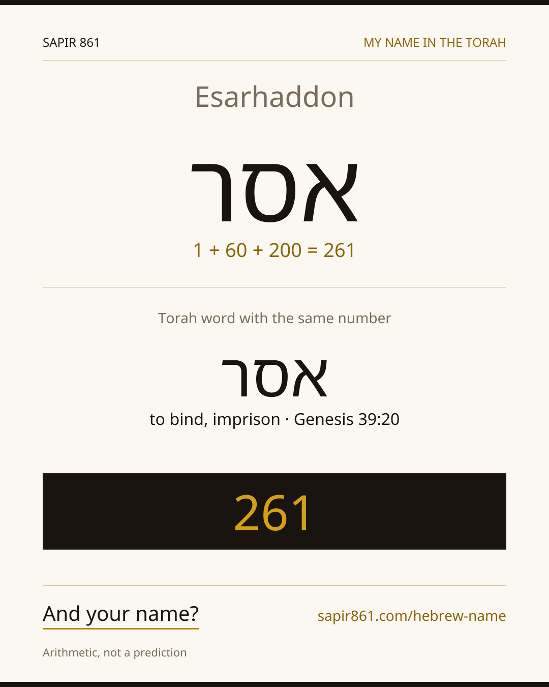 Esarhaddon — אסר