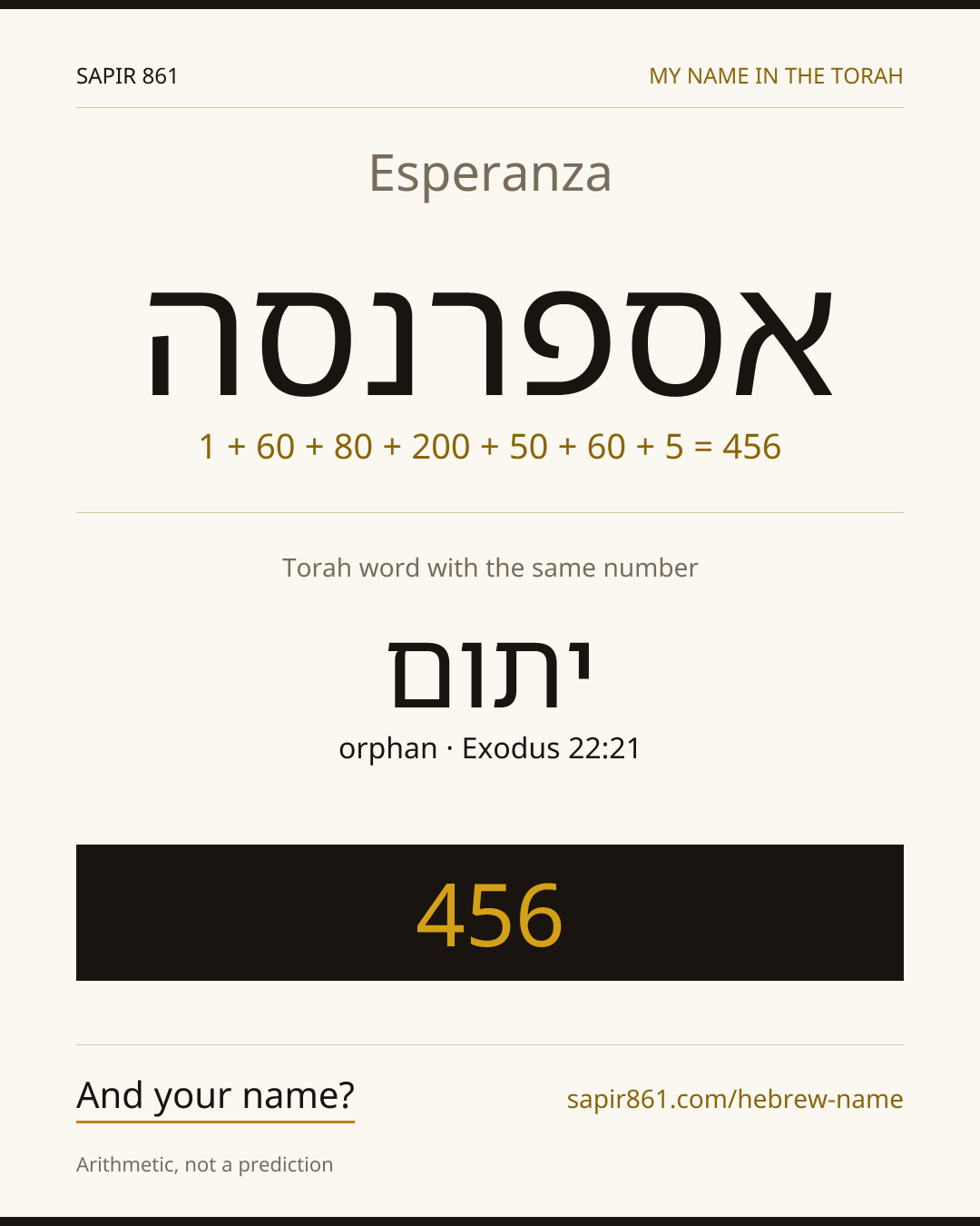 Esperanza — אספרנסה