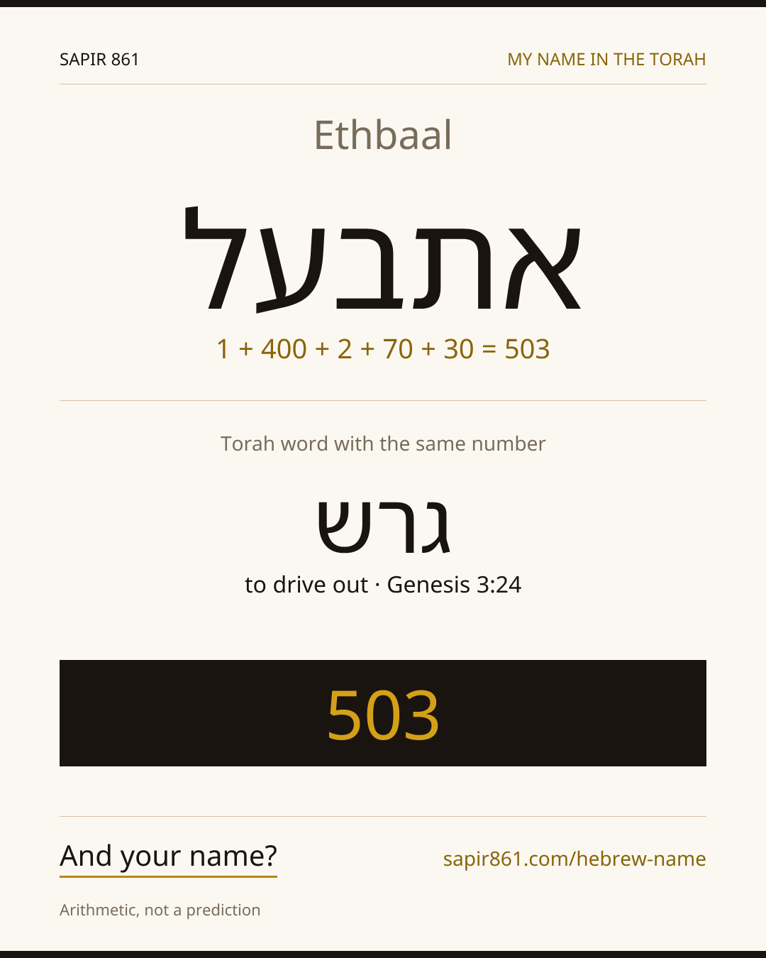 Ethbaal — אתבעל