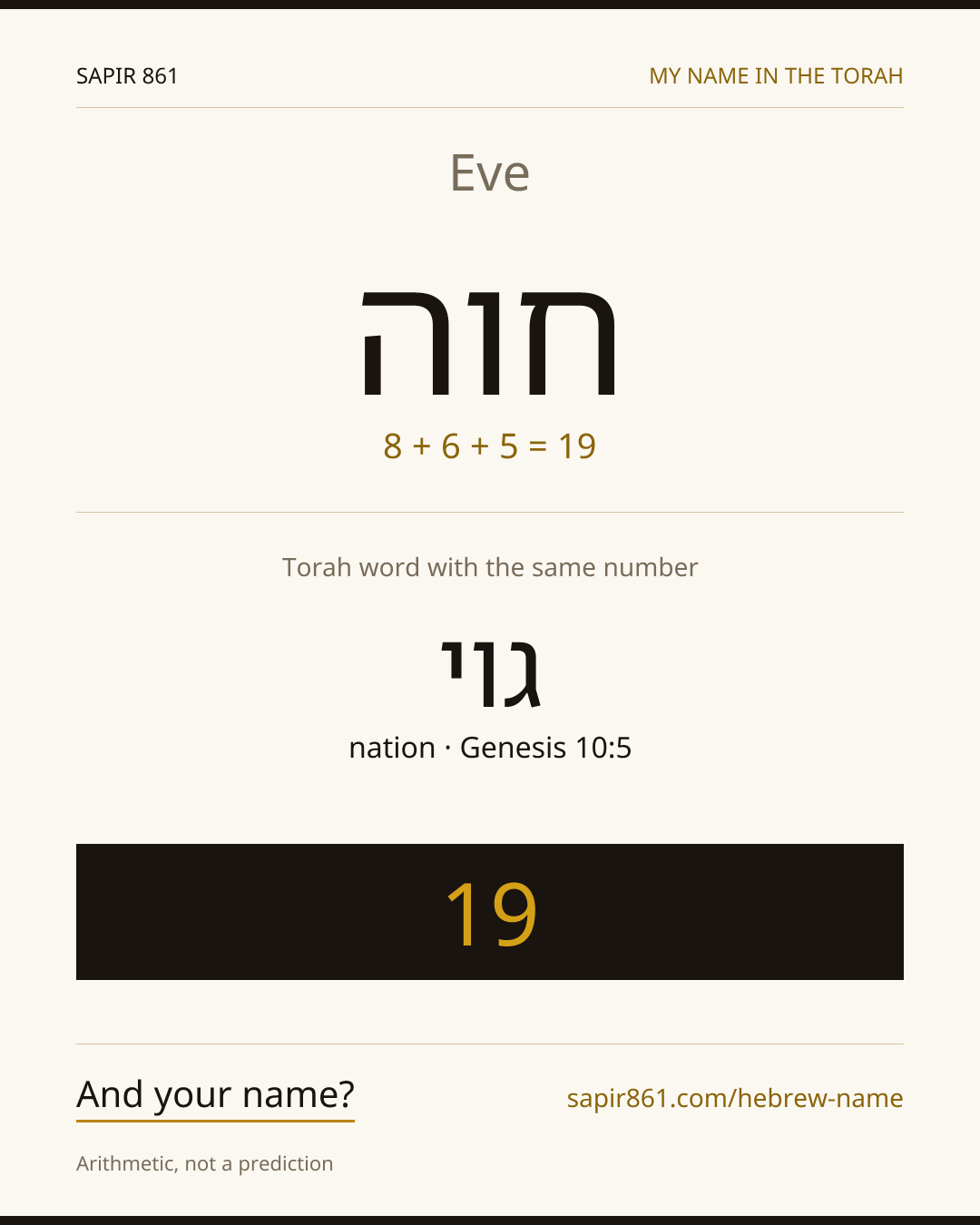 Eve — חוה